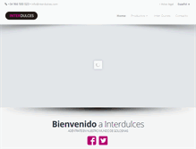 Tablet Screenshot of interdulces.com